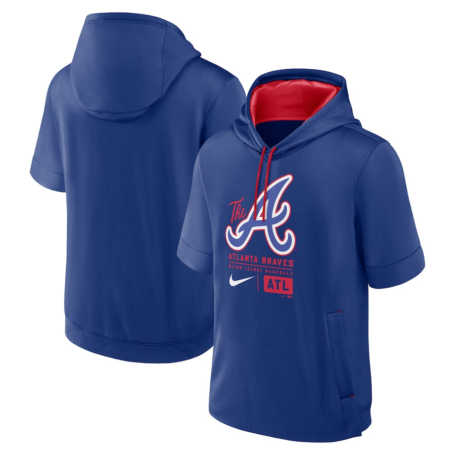 Men Atlanta Braves blue 2024 Nike hoodie